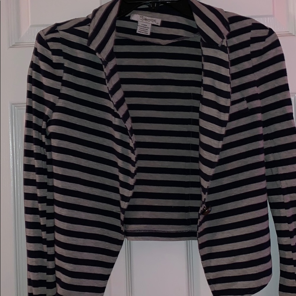 Striped Blazer